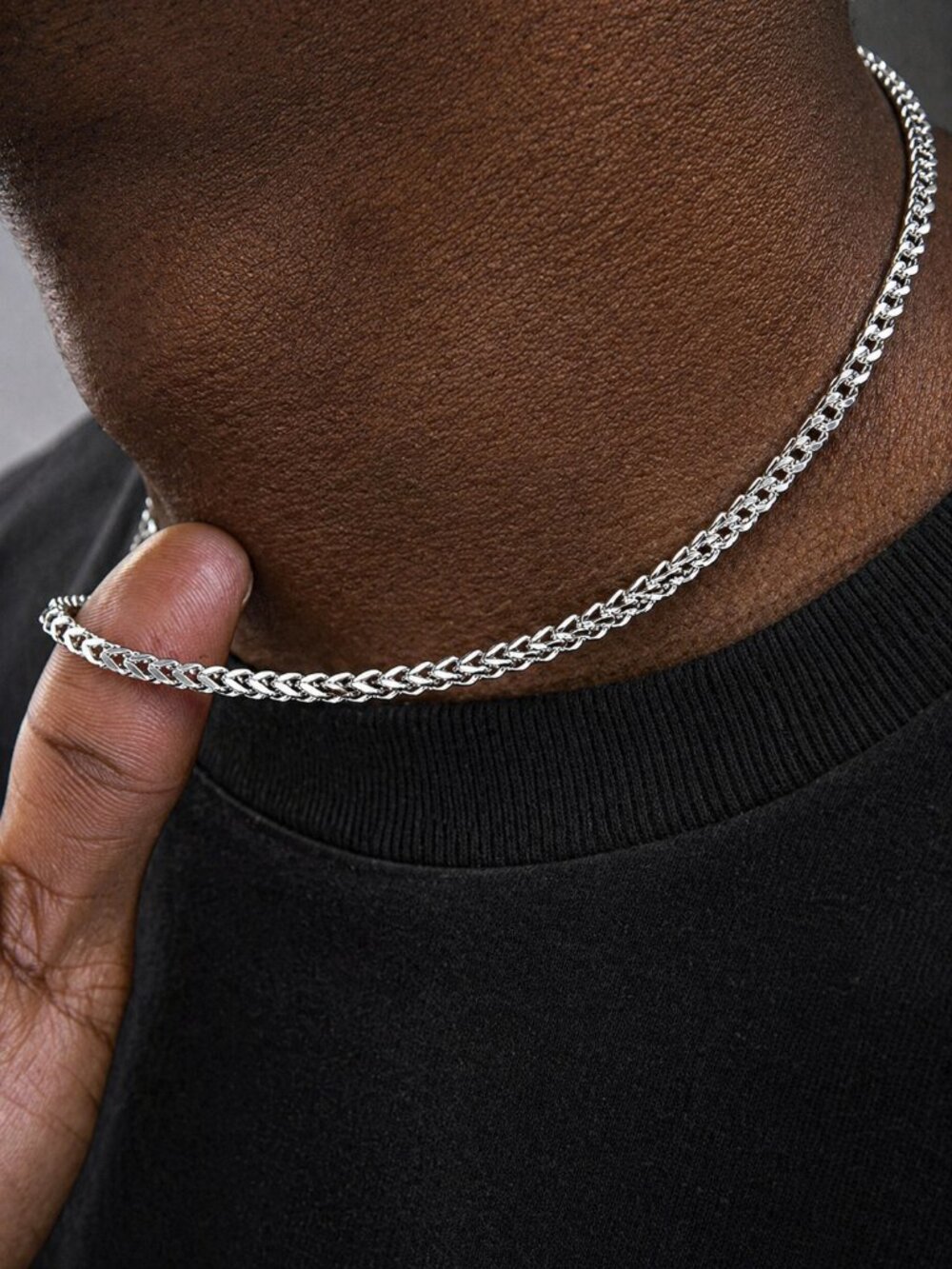 Stainless Steel Franco Necklace
